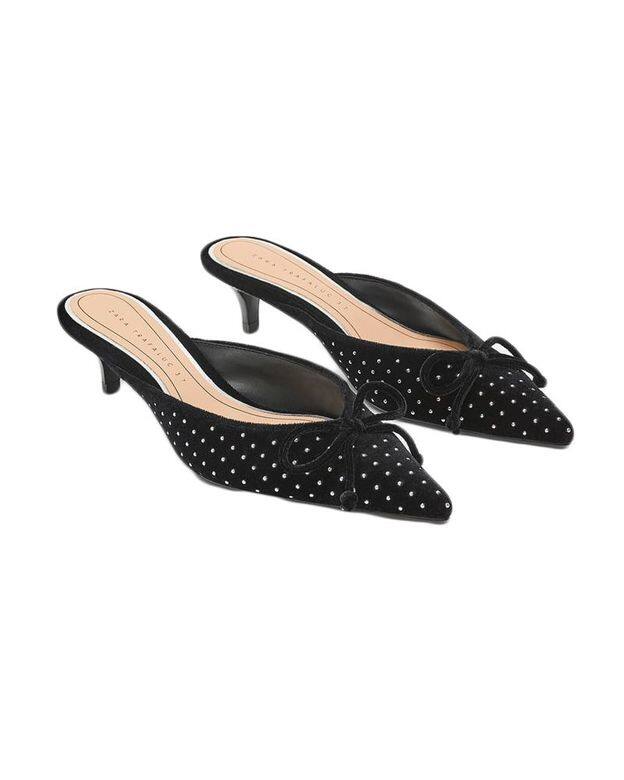 Zara天鵝絨高跟拖鞋£39.99 (約港幣$400) Zara天鵝絨高跟拖鞋£39.99 (約港幣$400)
