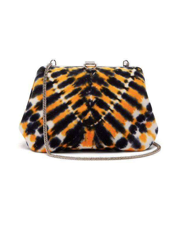Proenza Schouler紮染天鵝絨手提包£1,550 (約港幣$15,550) Proenza Schouler紮染天鵝絨手提包£1,550 (約港幣$15,550)