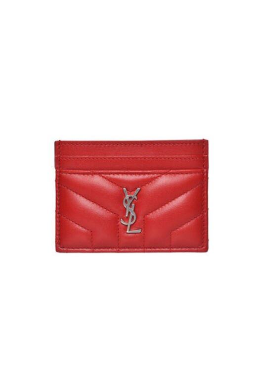 皮革卡片套 $1,750 @ Saint Laurent 皮革卡片套 $1,750 @ Saint Laurent