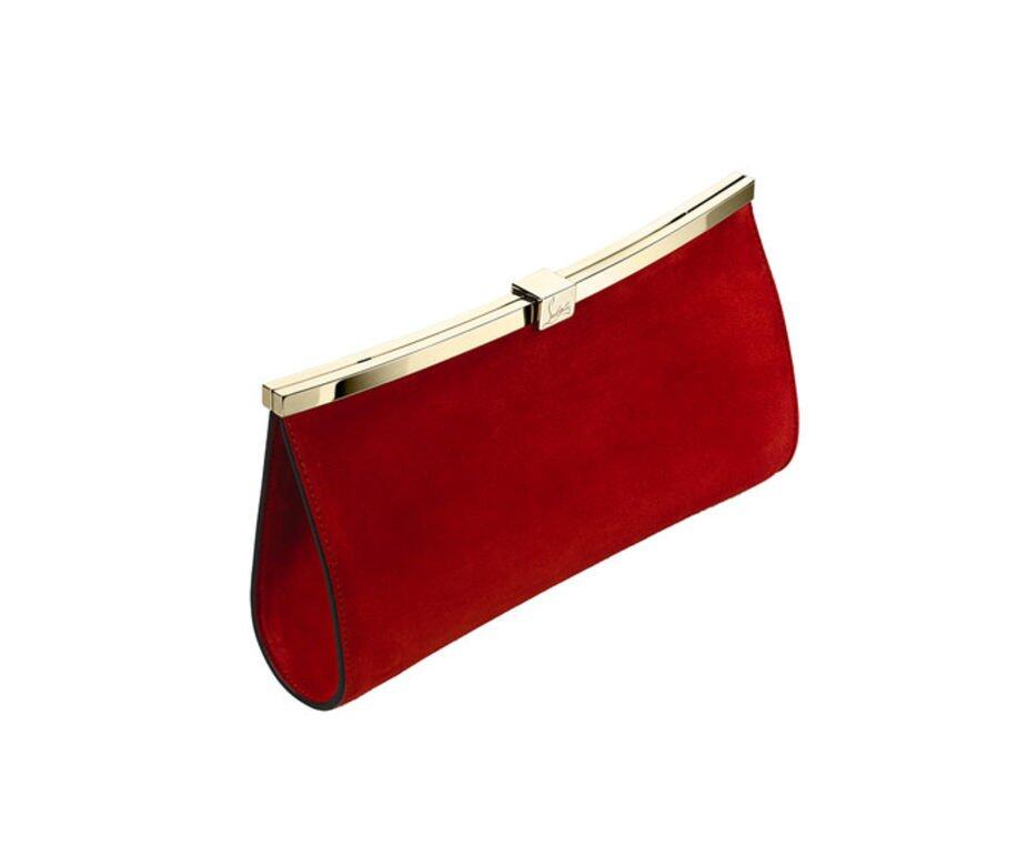 紅色絨面手袋 $12,200 @ Christian Louboutin 紅色絨面手袋 $12,200 @ Christian Louboutin