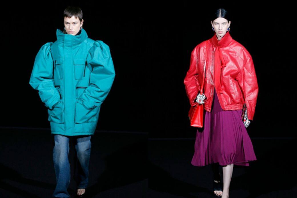繭形輪廓是Cristóbal Balenciaga的經典之一,Demna今次以現代方式呈現。 繭形輪廓是Cristóbal Balenciaga的經典之一,Demna今次以現代方式呈現。
