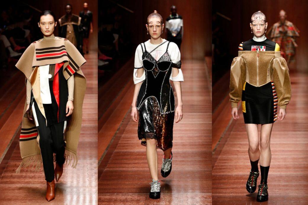 品牌以毛氈披肩、slip dress、吊帶衫、一字膊上衣等大玩layering。 品牌以毛氈披肩、slip dress、吊帶衫、一字膊上衣等大玩layering。