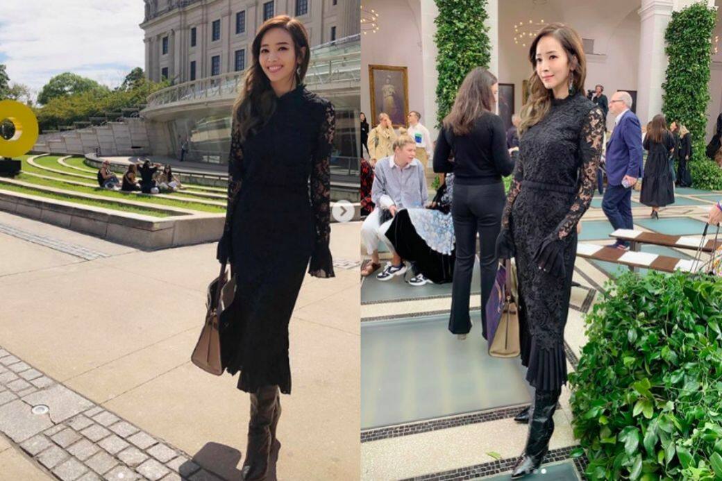 台灣主播侯佩岑穿上一身優雅黑色喱士裙,到紐約Brooklyn Museum睇Tory Burch 2020春夏時 台灣主播侯佩岑穿上一身優雅黑色喱士裙,到紐約Brooklyn Museum睇Tory Burch 2020春夏時