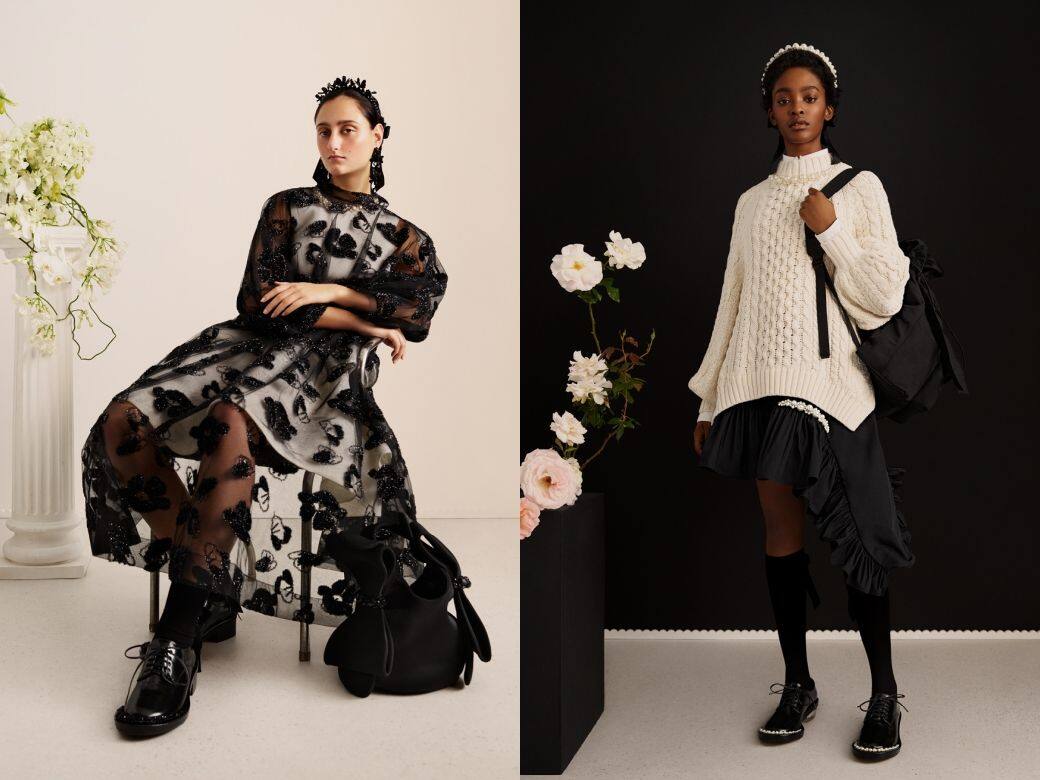 Simone Rocha x H&M左:右: Simone Rocha x H&M左:右: