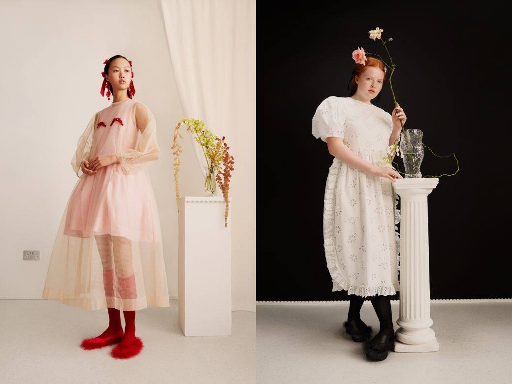 Simone Rocha x H&M左:右: Simone Rocha x H&M左:右: