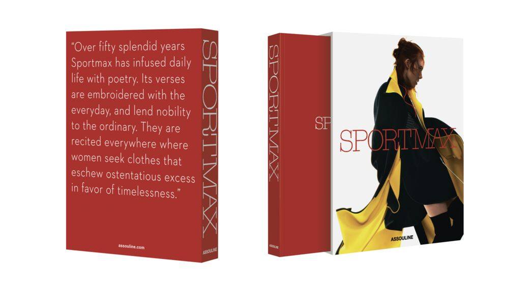 名為「Sportmax」的書籍，由出版社Assouline獨家出版發行，內容涉獵了品牌50年來的發展
