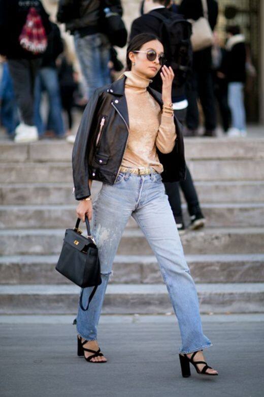 時裝, 牛仔褲, 街拍, jeans 時裝, 牛仔褲, 街拍, jeans