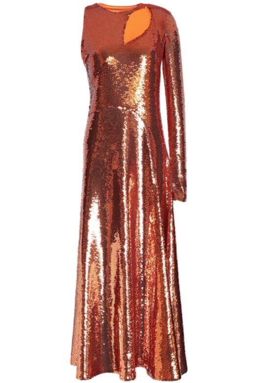 Emilio Pucci橙色珠片晚裝裙@theoutnet.com $12,663 Emilio Pucci橙色珠片晚裝裙@theoutnet.com $12,663