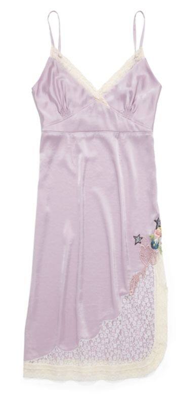 Coach X Selena Gomez系列粉紫色吊帶slip dress $4,500 Coach X Selena Gomez系列粉紫色吊帶slip dress $4,500