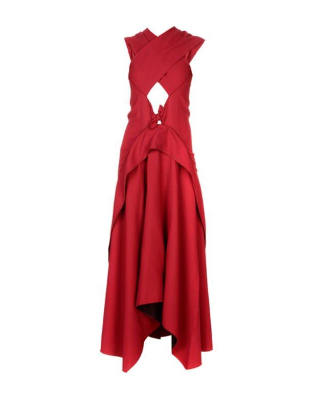 Proenza Schouler紅色cutout長裙@yoox.com Proenza Schouler紅色cutout長裙@yoox.com