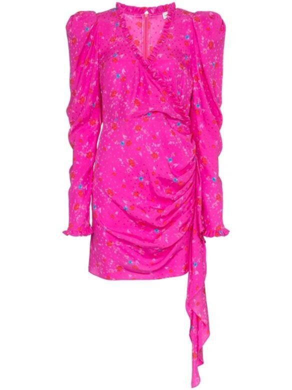 Magda Butrym熒光粉紅連身裙@farfetch.com $8,905 Magda Butrym熒光粉紅連身裙@farfetch.com $8,905