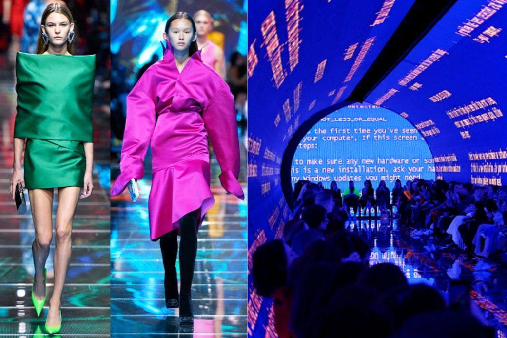 Balenciaga 2019春夏巴黎時裝騷:迷幻數碼世界中欣賞Demna式誇張剪裁 Balenciaga 2019春夏巴黎時裝騷:迷幻數碼世界中欣賞Demna式誇張剪裁