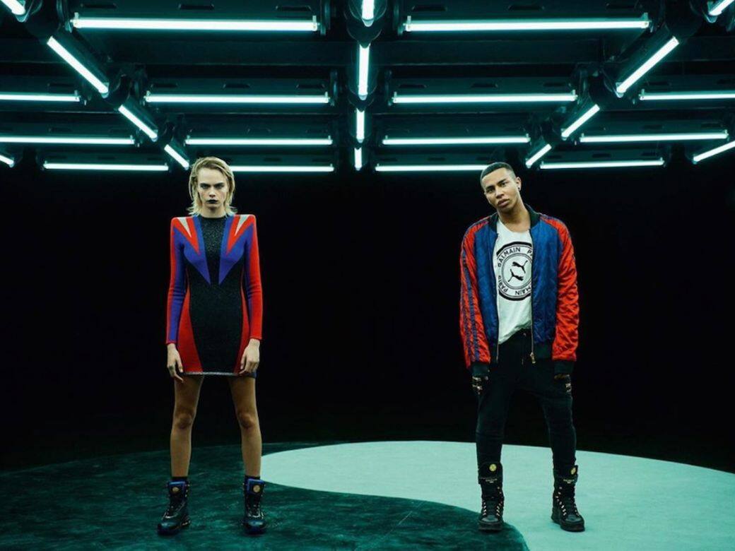 Balmain與Puma推出首個聯名系列 更有超模Cara Delevingne加盟參與設計 Balmain與Puma推出首個聯名系列 更有超模Cara Delevingne加盟參與設計