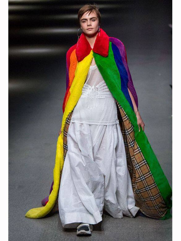 R -在閃的 Burberry在彩虹中閃耀Rainbows At BurberryChristopher Bailey在Burberry2018秋冬的最後一個系列大玩iconic R -在閃的 Burberry在彩虹中閃耀Rainbows At BurberryChristopher Bailey在Burberry2018秋冬的最後一個系列大玩iconic