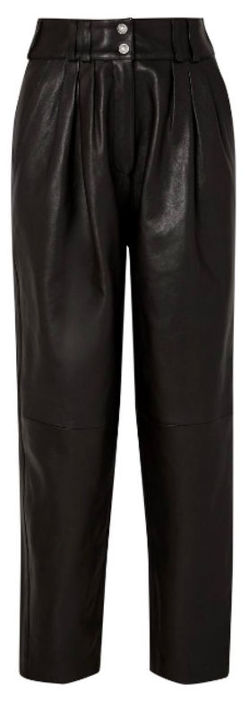 打摺錐形皮褲BalmainHK$19700 打摺錐形皮褲BalmainHK$19700