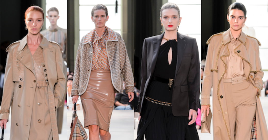 Mariacarla Boscono Stella Tennant Lily Donaldson Kendall Jenner Burberry SS19 Mariacarla Boscono Stella Tennant Lily Donaldson Kendall Jenner Burberry SS19