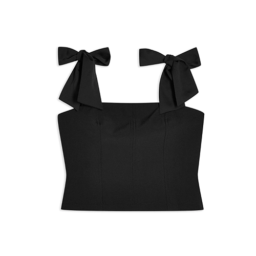 Topshop 黑色綁帶背心 Topshop 黑色綁帶背心
