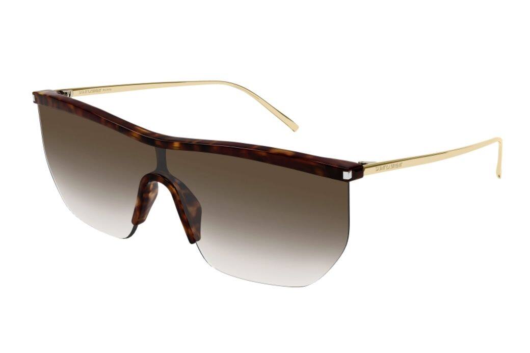 Saint Laurent帶來輪廓出眾的運動風格眼罩式設計，重新演繹的眼罩式太陽眼鏡