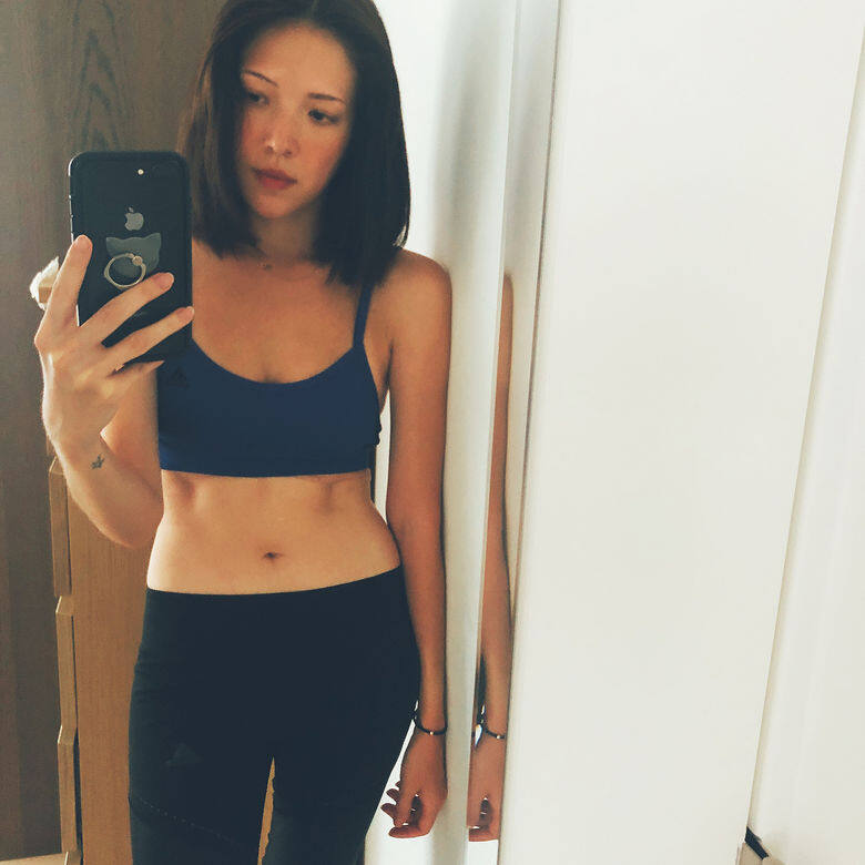 喜愛運動的許瑋甯,閒時會做gym和跳舞等,所以說要保持好身型真的沒有 喜愛運動的許瑋甯,閒時會做gym和跳舞等,所以說要保持好身型真的沒有
