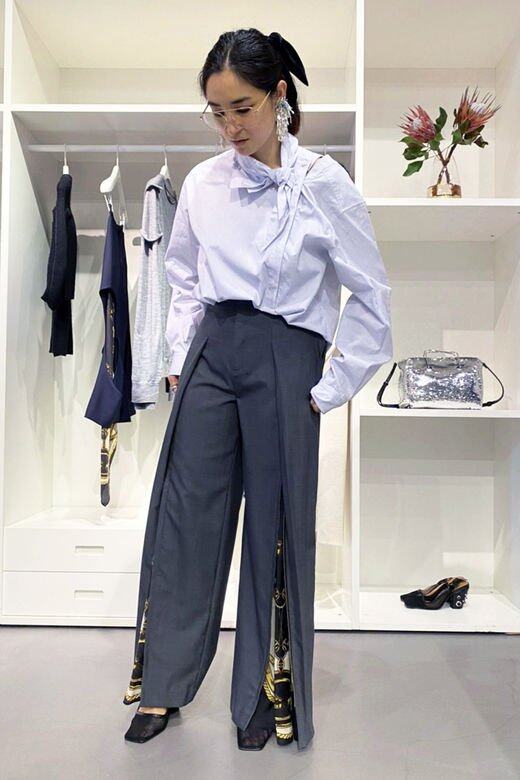 編輯Yukino身高160cm;尺碼:上/S,下/34Toga的吸引力在於,即使是恤衫和休閒褲的 編輯Yukino身高160cm;尺碼:上/S,下/34Toga的吸引力在於,即使是恤衫和休閒褲的