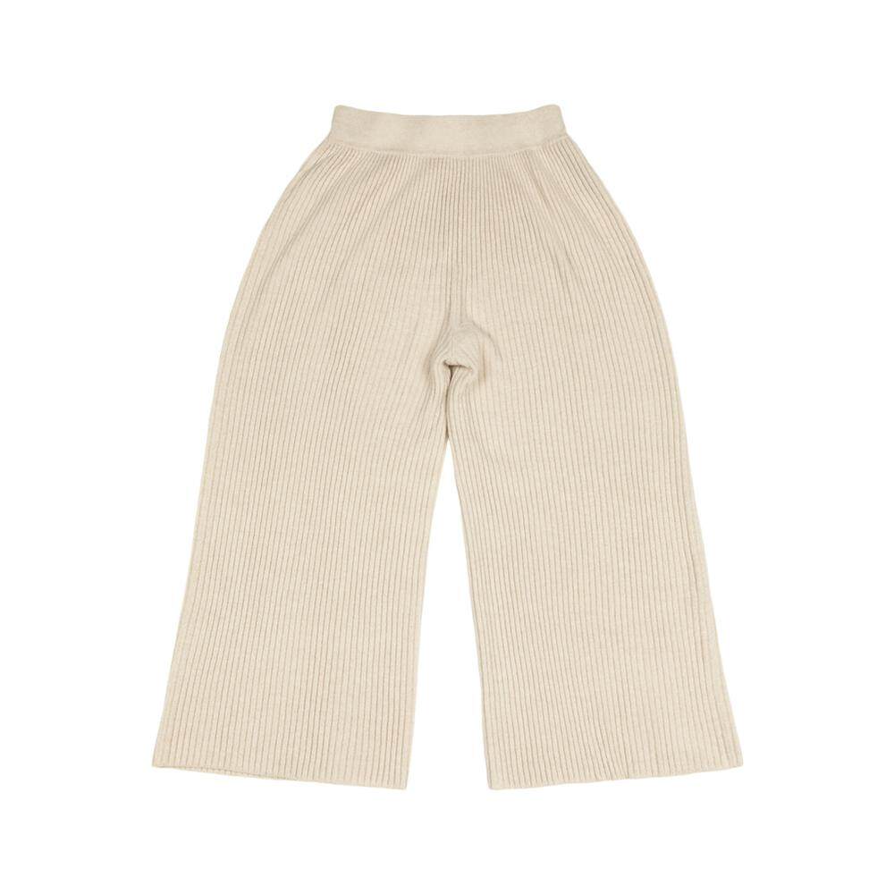 LASTICA Made By ANNALISA BUCCI Cashmere Ribbed Cream Pants LASTICA Made By ANNALISA BUCCI Cashmere Ribbed Cream Pants