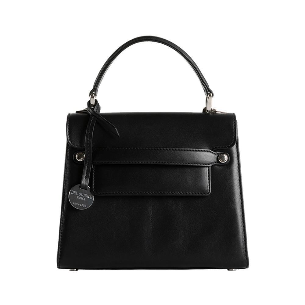 AMELIA Made By DEL GIUDICE Calfskin Leather Black Crossbody Bag AMELIA Made By DEL GIUDICE Calfskin Leather Black Crossbody Bag
