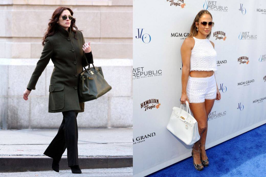 Hermes Birkin bag 手袋, Julia Roberts, Jennifer Lopez