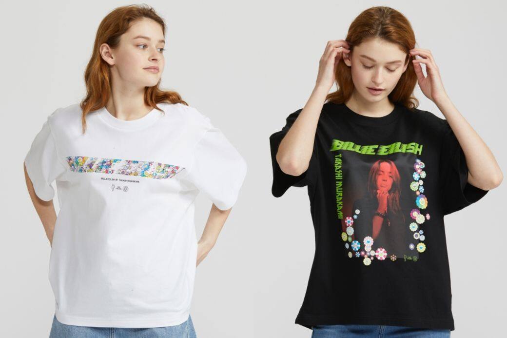 買女裝Billie Eilish By Takashi Murakami系列時,記得要買大一個碼,學Billie Eilish穿oversize T恤!$99 買女裝Billie Eilish By Takashi Murakami系列時,記得要買大一個碼,學Billie Eilish穿oversize T恤!$99