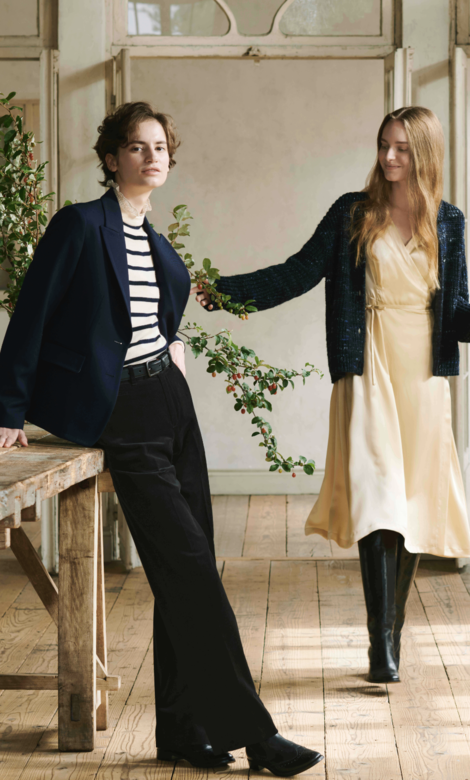 系列之所以用「Luxurious clothes, and beyond」為主題，Ines de la Fressange分享全為了向70年代的時尚達
