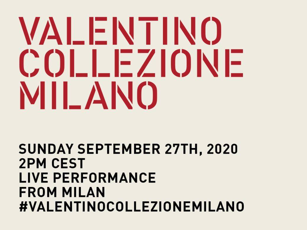 Valentino SS21時裝騷網上直播率先看！