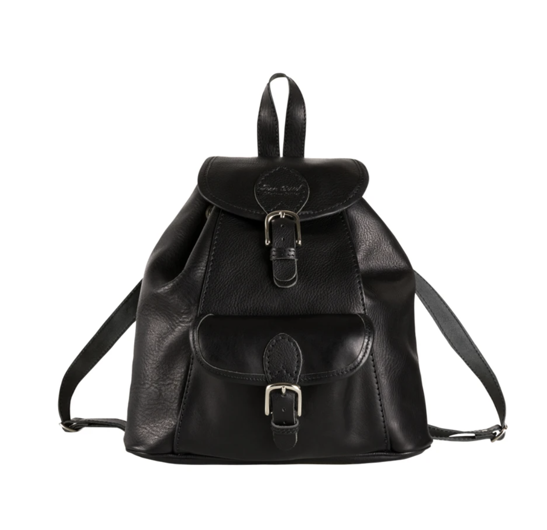 NOELIA Made By JEAN DESSEL $3,539 Vachetta Leather Black Backpack NOELIA Made By JEAN DESSEL $3,539 Vachetta Leather Black Backpack