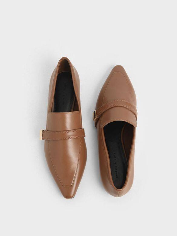 Charles & Keith 金屬尖頭loafers Charles & Keith 金屬尖頭loafers