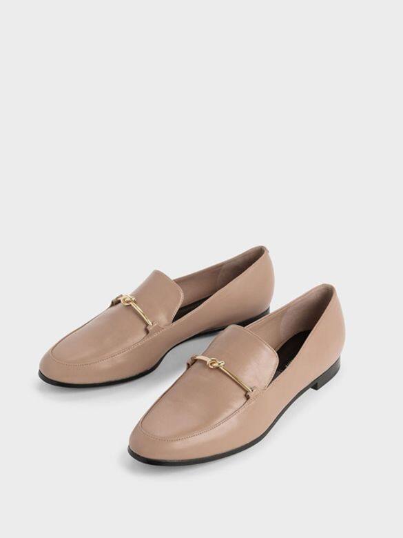 Charles & Keith 金屬扭結loafers Charles & Keith 金屬扭結loafers