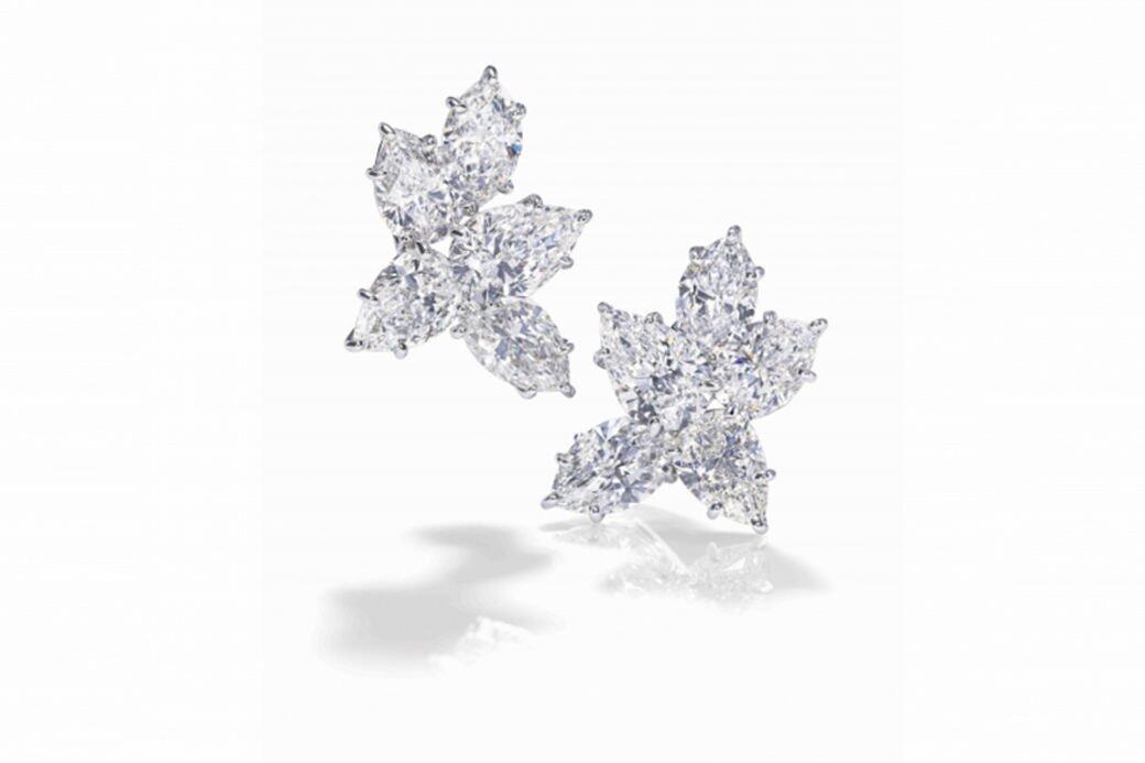 Harry Winston Cluster系列鑽石耳環 Harry Winston Cluster系列鑽石耳環