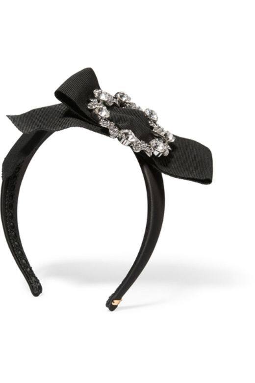 綴水晶頭箍 $4,264@Dolce & Gabbana, available at theoutnet.com