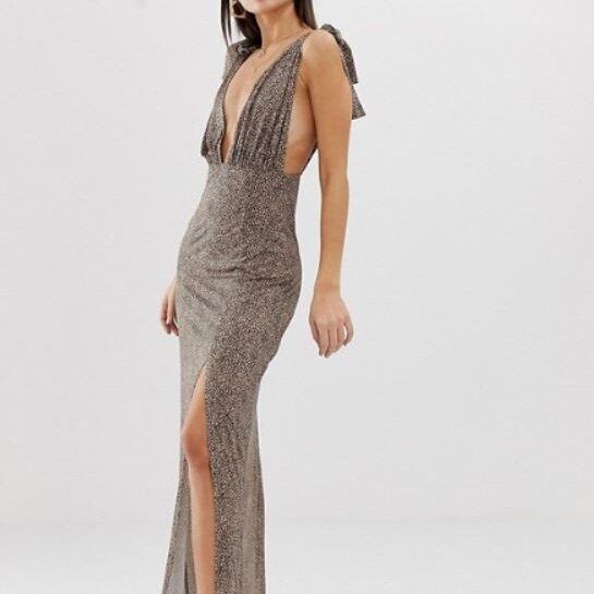 Asos Design 豹紋吊帶長裙 Asos Design 豹紋吊帶長裙