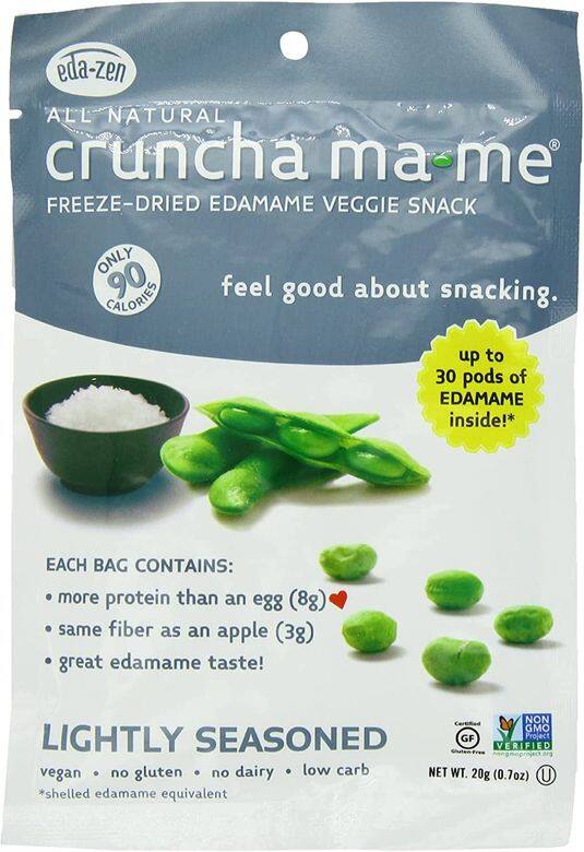 Eda-Zen cruncha ma-me枝豆小食系列,選用美國本土種植、非基因改造、100%天然的優質 Eda-Zen cruncha ma-me枝豆小食系列,選用美國本土種植、非基因改造、100%天然的優質