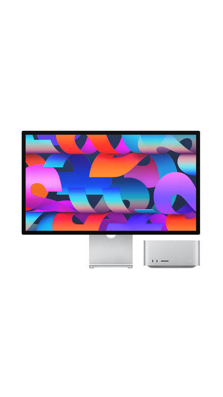 配合 27 吋 5K Retina 顯示器 Studio Display ,能輸出超過 1,470 萬像素、600 尼特亮度及支援 配合 27 吋 5K Retina 顯示器 Studio Display ,能輸出超過 1,470 萬像素、600 尼特亮度及支援