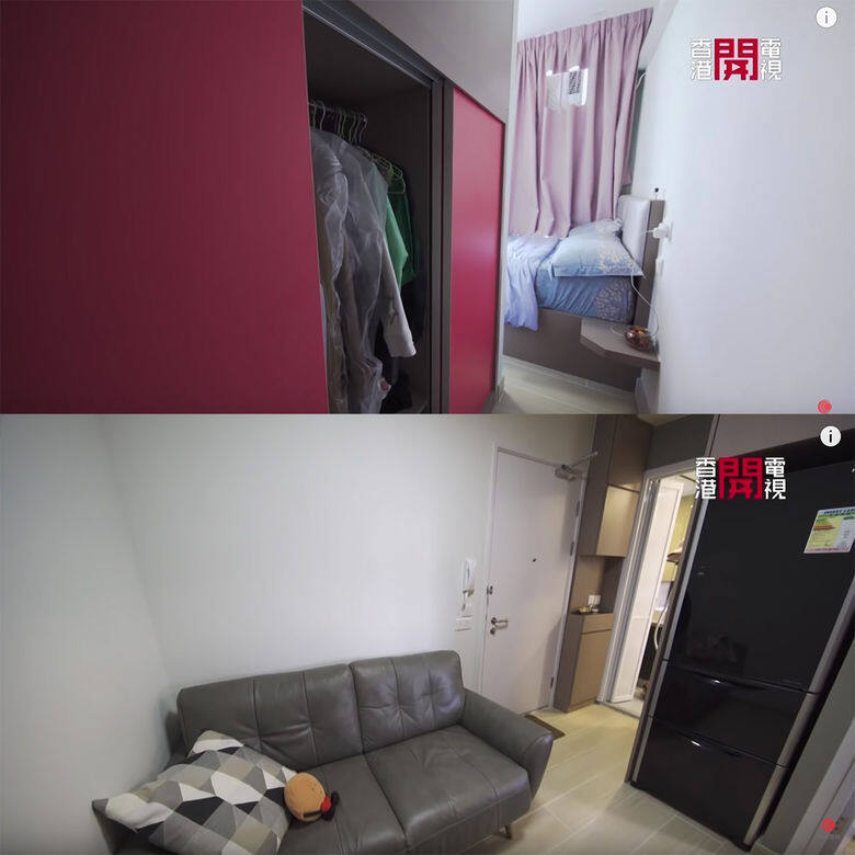 這個原為公屋的232呎2房單位,最被人垢病的話題落在整個設計品味上 這個原為公屋的232呎2房單位,最被人垢病的話題落在整個設計品味上