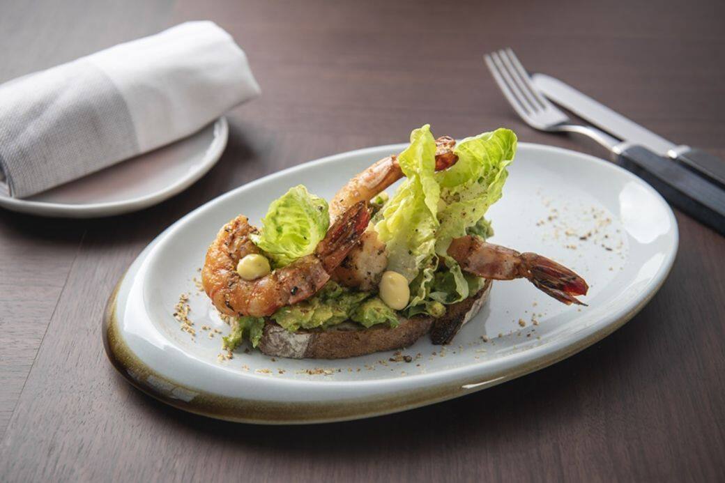 Grilled Prawn Tartine Grilled Prawn Tartine