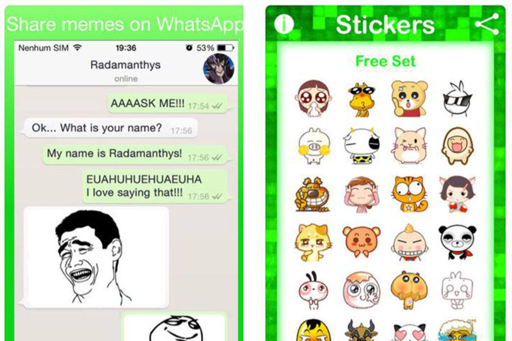 各款Whatsapp sticker已在app store上市!除了一般得意可愛的公仔,今次Whatsapp sticker更玩潮文化 各款Whatsapp sticker已在app store上市!除了一般得意可愛的公仔,今次Whatsapp sticker更玩潮文化
