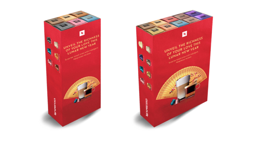Nespresso新春吉慶咖啡粉囊套裝在從1月6日到2月9日,推出6筒及10筒裝 Nespresso新春吉慶咖啡粉囊套裝在從1月6日到2月9日,推出6筒及10筒裝