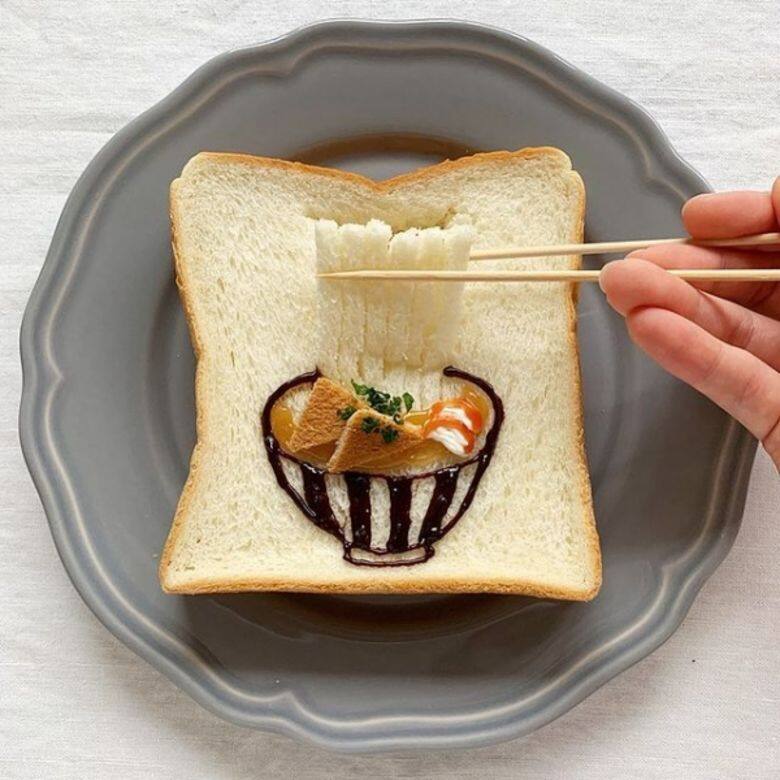 藝術 森映子 日本 美食 Japan food IG Eiko Mori toast 藝術 森映子 日本 美食 Japan food IG Eiko Mori toast