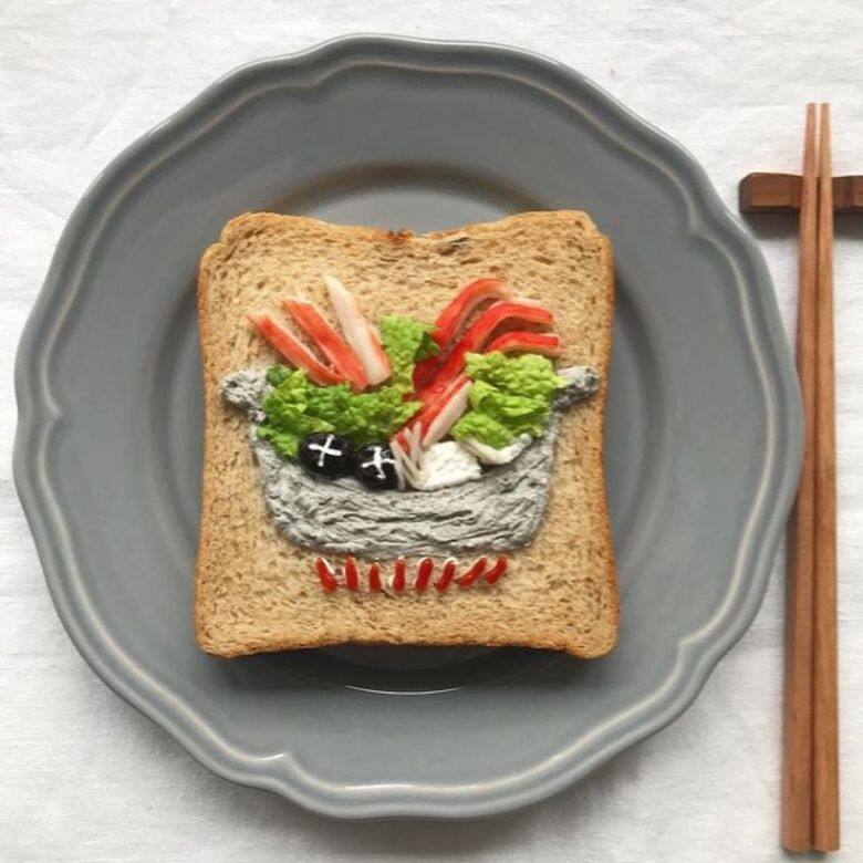 藝術 森映子 日本 美食 Japan food IG Eiko Mori toast 