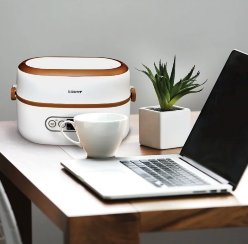 Souyi 雙陶瓷蒸煮鍋 智能加熱飯盒 便當 蒸煮 飯盒 電熱飯盒 Electric lunch box Souyi 雙陶瓷蒸煮鍋 智能加熱飯盒 便當 蒸煮 飯盒 電熱飯盒 Electric lunch box