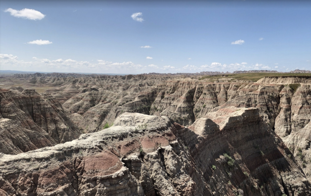 Badlands National Park 惡地國家公園 Google earth Badlands National Park 惡地國家公園 Google earth