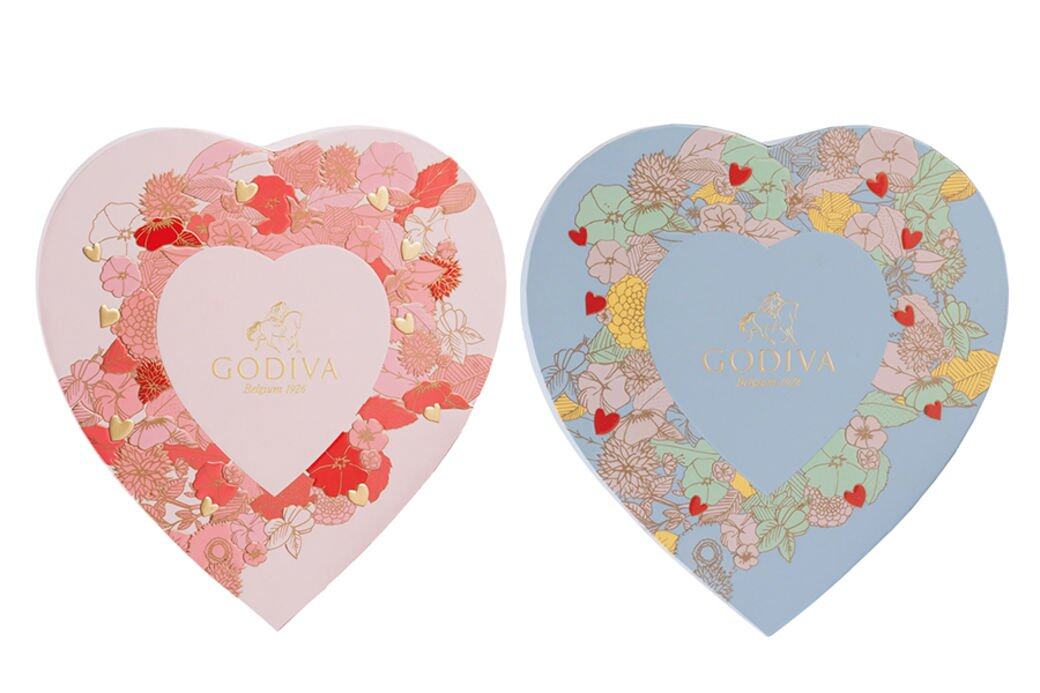 GODIVA情人節限定紙杯蛋糕形朱古力禮盒設計優雅又富趣味;手繪的情人節 GODIVA情人節限定紙杯蛋糕形朱古力禮盒設計優雅又富趣味;手繪的情人節