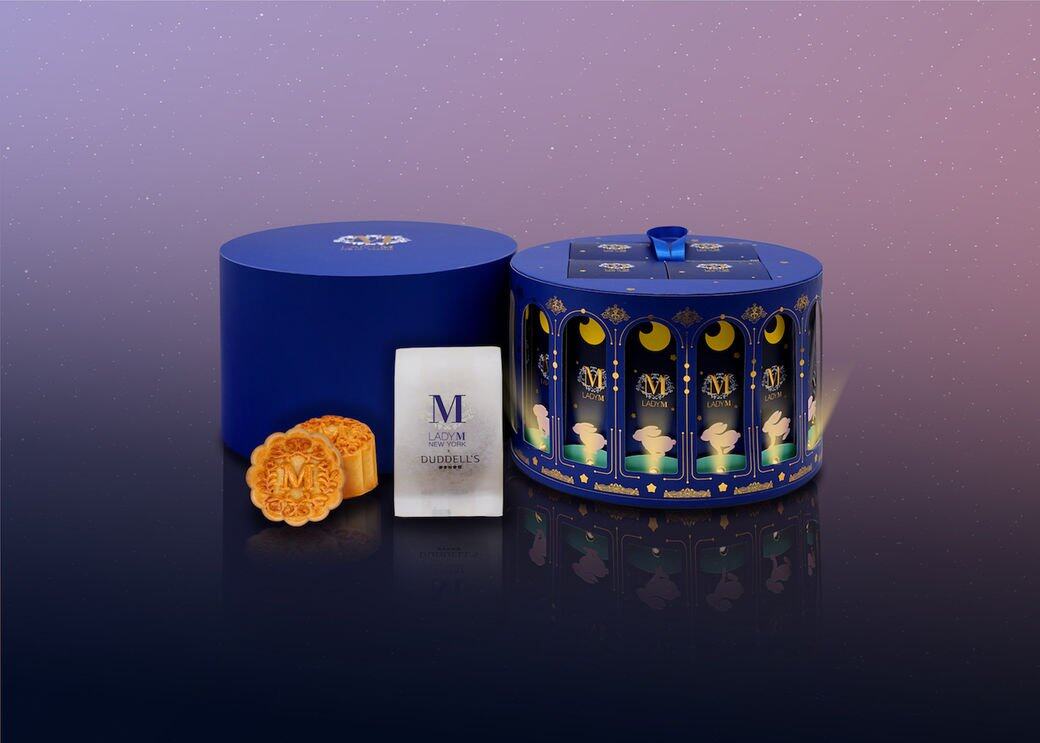 Lady M追月映畫中秋禮盒(原價$528,優惠價$498)由品牌美國總公司設計,禮盒燙 Lady M追月映畫中秋禮盒(原價$528,優惠價$498)由品牌美國總公司設計,禮盒燙
