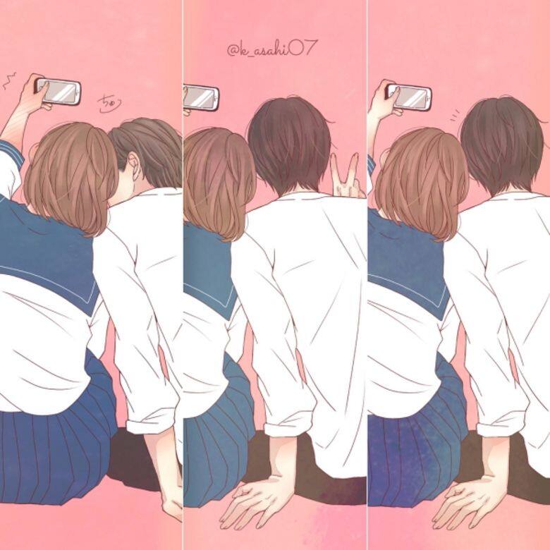 あさひな (@k_asahi07) 情侶插畫 情侶日常 couple illustration illustrator IG あさひな (@k_asahi07) 情侶插畫 情侶日常 couple illustration illustrator IG