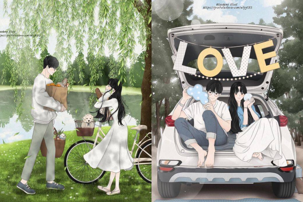Seohong Kim(@seohong_illust) 情侶插畫 情侶日常 couple illustration illustrator IG Seohong Kim(@seohong_illust) 情侶插畫 情侶日常 couple illustration illustrator IG